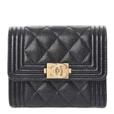 boy chanel small flap wallet black|chanel 19 small flap wallet.